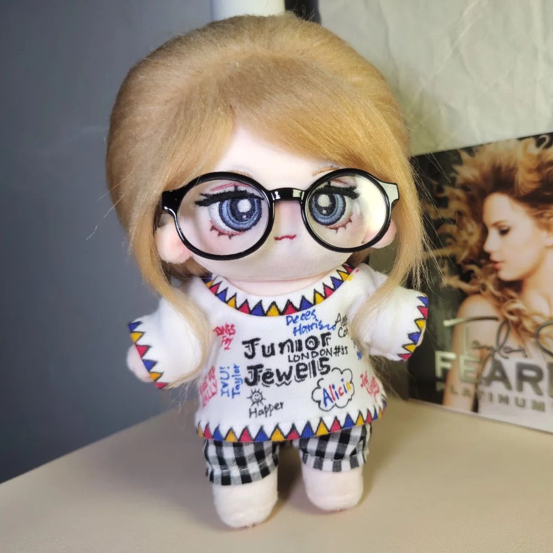 Junior Jewels Shirt Taylor Swift Plush Doll Perfect Gift for Swifties